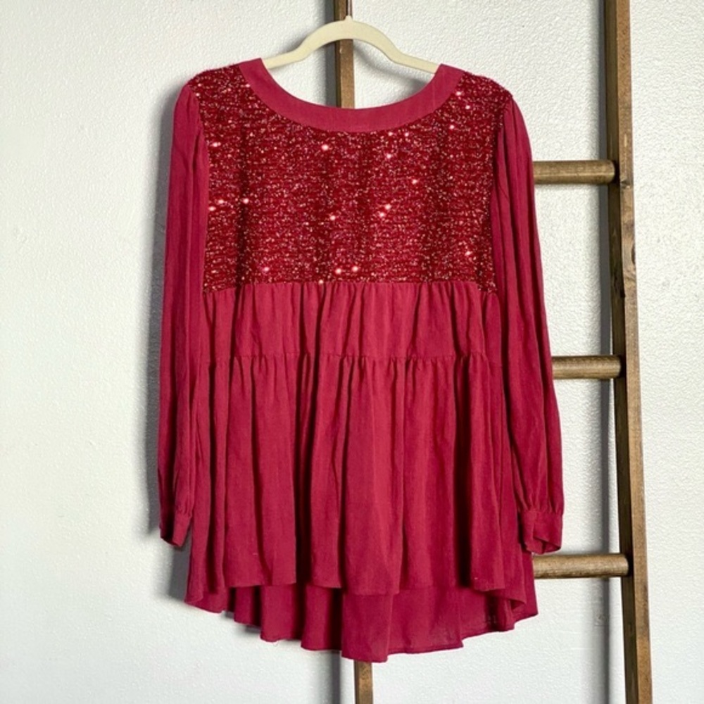 Sparkle Babydoll Top